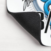 OB/GYN BlauCaduceus Mousepad (Ecke)