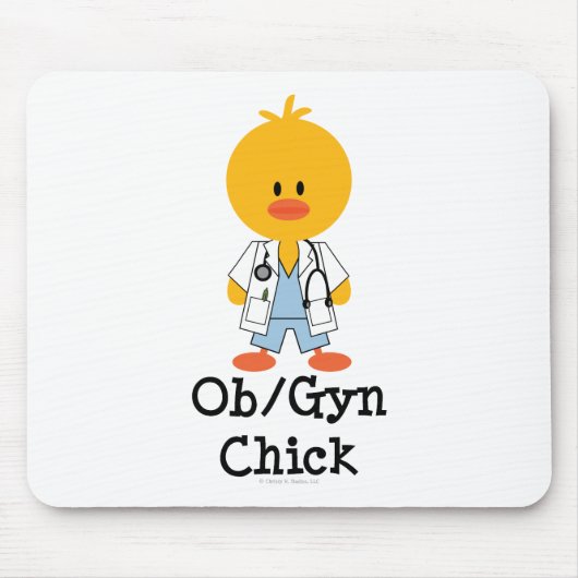 OB/GYN Küken Mousepad (Vorne)