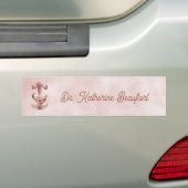Ob/Gyn Midfrau Floral Kindgeburt Cervix Ovarien Autoaufkleber (Auf Auto)