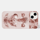 Ob/Gyn Midfrau Floral Kindgeburt Cervix Ovarien iPhone Hülle (Rückseite (Horizontal))
