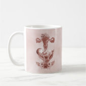 Ob/Gyn Midfrau Floral Kindgeburt Cervix Ovarien Kaffeetasse (Links)