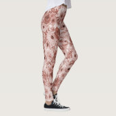 Ob/Gyn Midfrau Floral Kindgeburt Cervix Ovarien Leggings (Rechts)