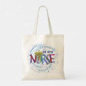 Ob Gyn Nurse Motto Zollpfleger Tote Tag Tragetasche (Rückseite)