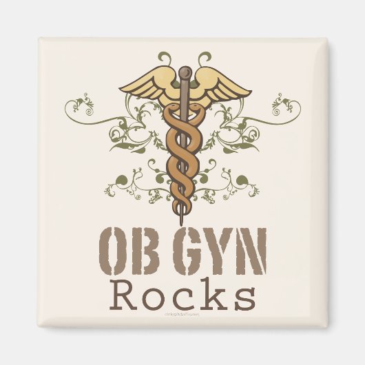 OB GYN Rocks Magnet (Vorne)