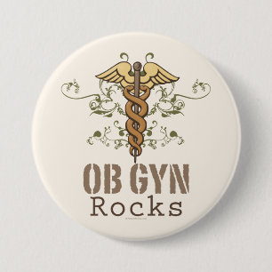 OB GYN schaukelt Knopf Button