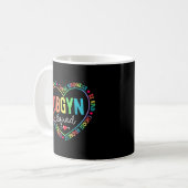 Ob Gyn Squad Obstetrician Gynecologin Healthcare Kaffeetasse (Vorderseite Links)