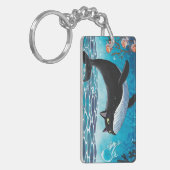 ob Katze im Ozean XD bleibe werden kann Schlüsselanhänger (Vorderseite links)