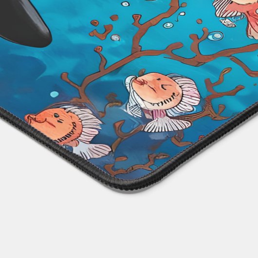 ob Katze im Ozean XD bleibe werden kann Schreibtischunterlage (Ecke)