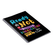 Ob Kindergarten oder nicht, ich komme hier Notizblock (Rechte Seite)