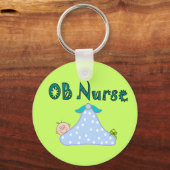 OB Krankengeschenke, Baby in Blanket—Adorgitiv Schlüsselanhänger (Vorderseite)