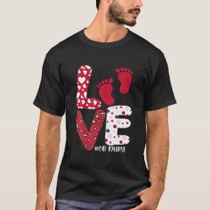 OB Krankenpfleger Valentinstag liefern Arbeit Kran T-Shirt