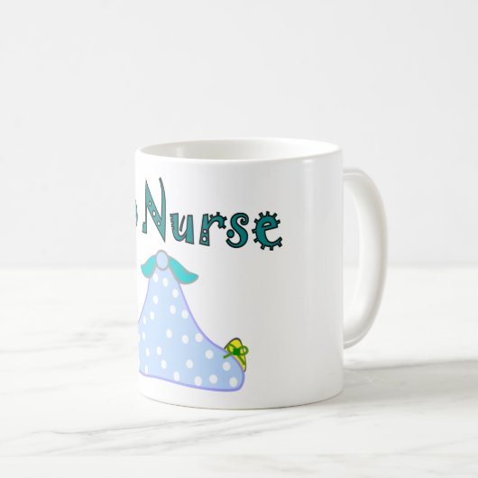 OB Krankenschwester-Geschenke, Baby in der Kaffeetasse (VorderseiteRechts)