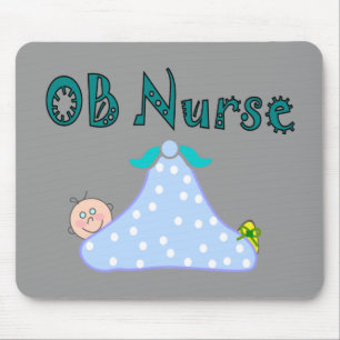 OB Krankenschwester-Geschenke, Baby in der Mousepad