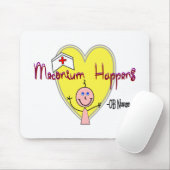 OB Krankenschwester "Meconium geschieht" Mousepad (Mit Mouse)