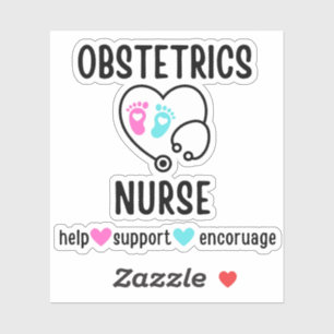 OB Nurse Gift Obstetrics Nurse Obstetric Nurse Aufkleber