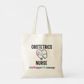 OB Nurse Gift Obstetrics Nurse Obstetric Nurse Tragetasche (Rückseite)