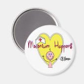 OB Nurse "Meconium Happens" Unglaublich witzig Magnet (Vorderseite/Rückseite)