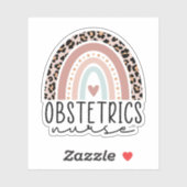 OB Nurse Obstetrics OB/GYN Nurse, Obstetrics Nurse Aufkleber (Blatt)
