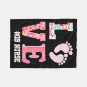 Ob Nurse Valentines Day Delivery Labor Nursing 1 Fleecedecke (Vorderseite (Horizontal))