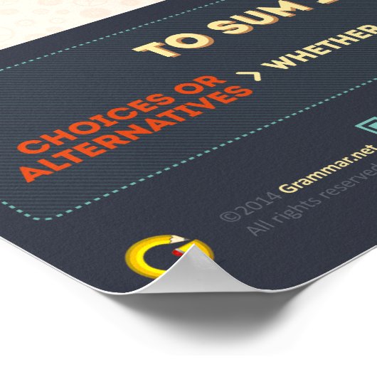 Ob oder ob? Tipps und Tricks zu Konditionalitäten Poster (Ecke)