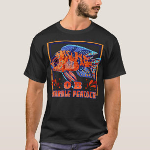 OB Peacock Cichlid Malawi Cichlid Aquarium Fish T-Shirt