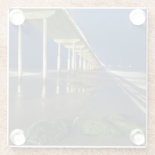 OB Pier Glasuntersetzer (Rückseite)