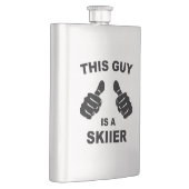 Ob Sie Abfahrt, Langlaufloipe, Telemark, Flachmann (Rechts)