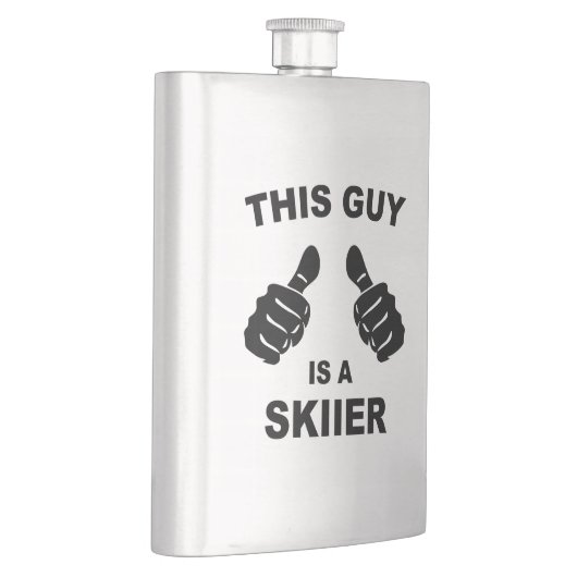 Ob Sie Abfahrt, Langlaufloipe, Telemark, Flachmann (Rechts)