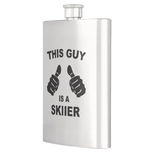 Ob Sie Abfahrt, Langlaufloipe, Telemark, Flachmann (Links)