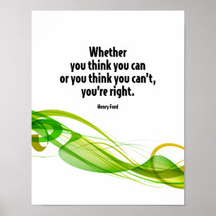 Ob Sie denken, dass Sie Motivierend Angebote haben Poster