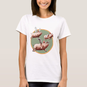 Ob Sie es glauben oder nicht - Fliegende Schweine T-Shirt