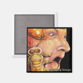 OBA Magnet, "schleichende Sachen" Albumabdeckung Magnet (Vorderseite/Rückseite)