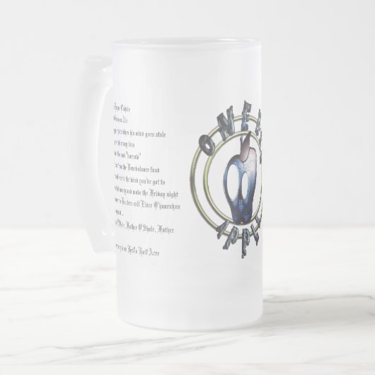 OBA "mattierte Tasse des halben" Morgens Hölle (Vorderseite Links)