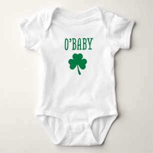 O'Baby St Patrick Tagesbaby-Glücksbringer-Bodysui Baby Strampler