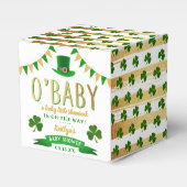 O'Baby St. Patrick's Day Baby Shower Geschenkschachtel (Vorderseite)