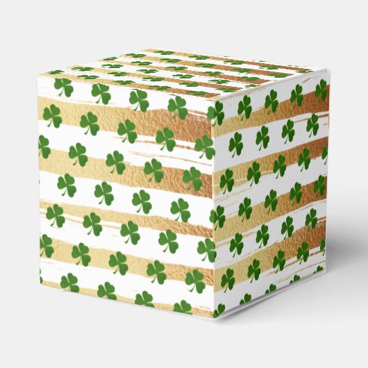 O'Baby St. Patrick's Day Baby Shower Geschenkschachtel (Rückseite)