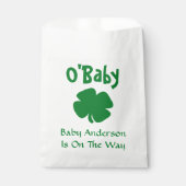 O'Baby St Patrick's Day Baby Shower Geschenktütchen (Vorderseite)