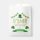 O'Baby St. Patrick's Day Baby Shower Geschenktütchen (Vorderseite)
