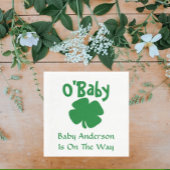 O'Baby St Patrick's Day Baby Shower Serviette