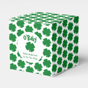 O'Baby St. Patrick's Day Babyparty Geschenkschachtel