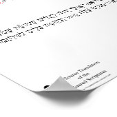 Obadiah 1:1 Poster (Ecke)