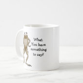 Obadiah Kröte kundengerecht Kaffeetasse (Vorderseite Links)