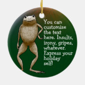 Obadiah Kröte kundengerecht Keramikornament (Hinten)