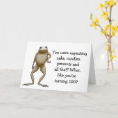 Obadiah Toad Birthday Card Vorlage (Gelbe Blume)