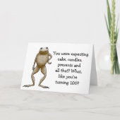 Obadiah Toad Birthday Card Vorlage (Vorderseite)