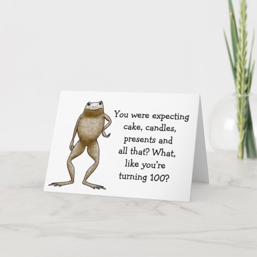 Obadiah Toad Birthday Card Vorlage (Vorderseite)