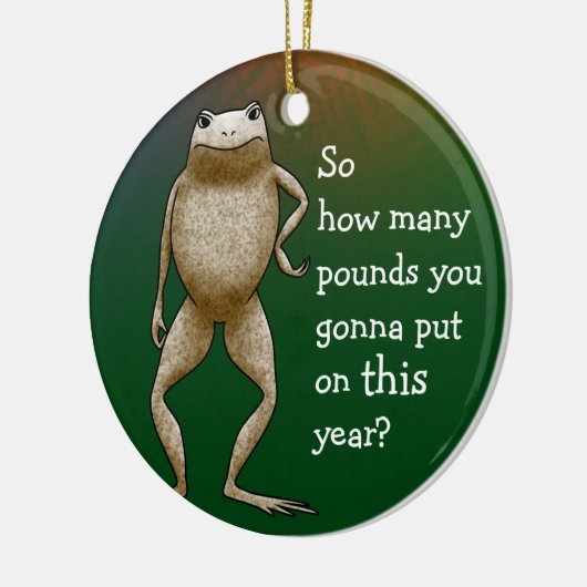 Obadiah Toad Diät Keramikornament (Links)