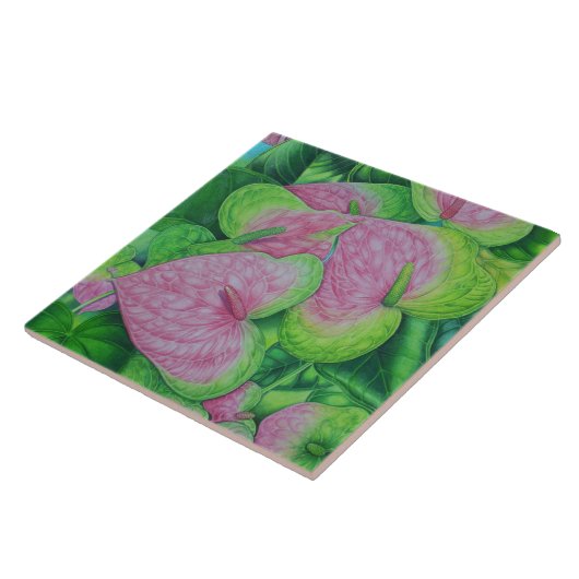 Obake Blütenschweif Fliese (Seite)