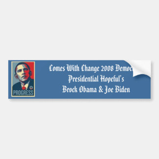 obama000_1, kommt mit Änderung 2008 demokratisches Autoaufkleber