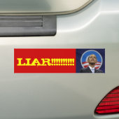 obama1, LÜGNER!!!!!!!!!! Autoaufkleber (Auf Auto)